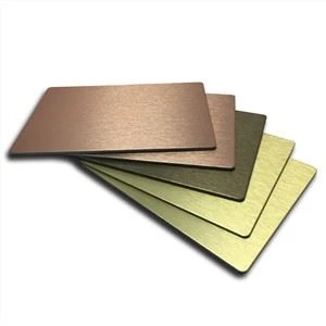 Pannelli Komposti ta 'l-Aluminju ACP Lesti Brushed fil-Qalba Mhux Imkissra